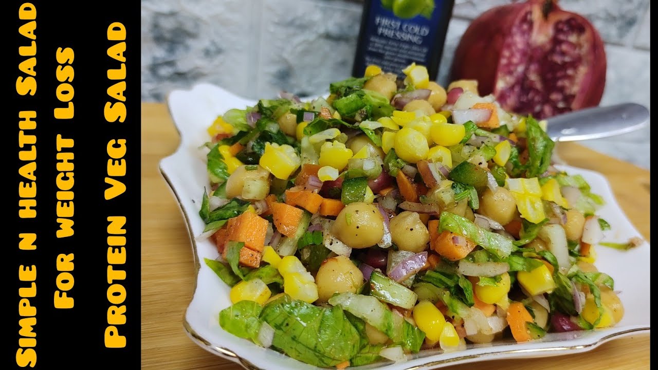 Health Salad Recipe For Weight Loss Easy Salad Recipe Full of Protein