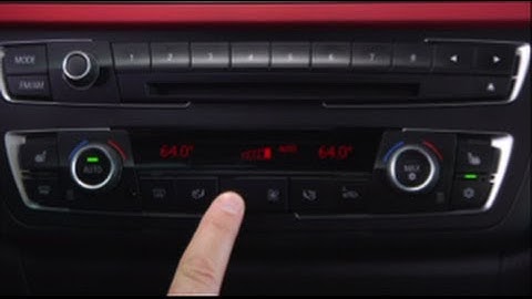 How to Use BMW Climate Controls | BMW How-To