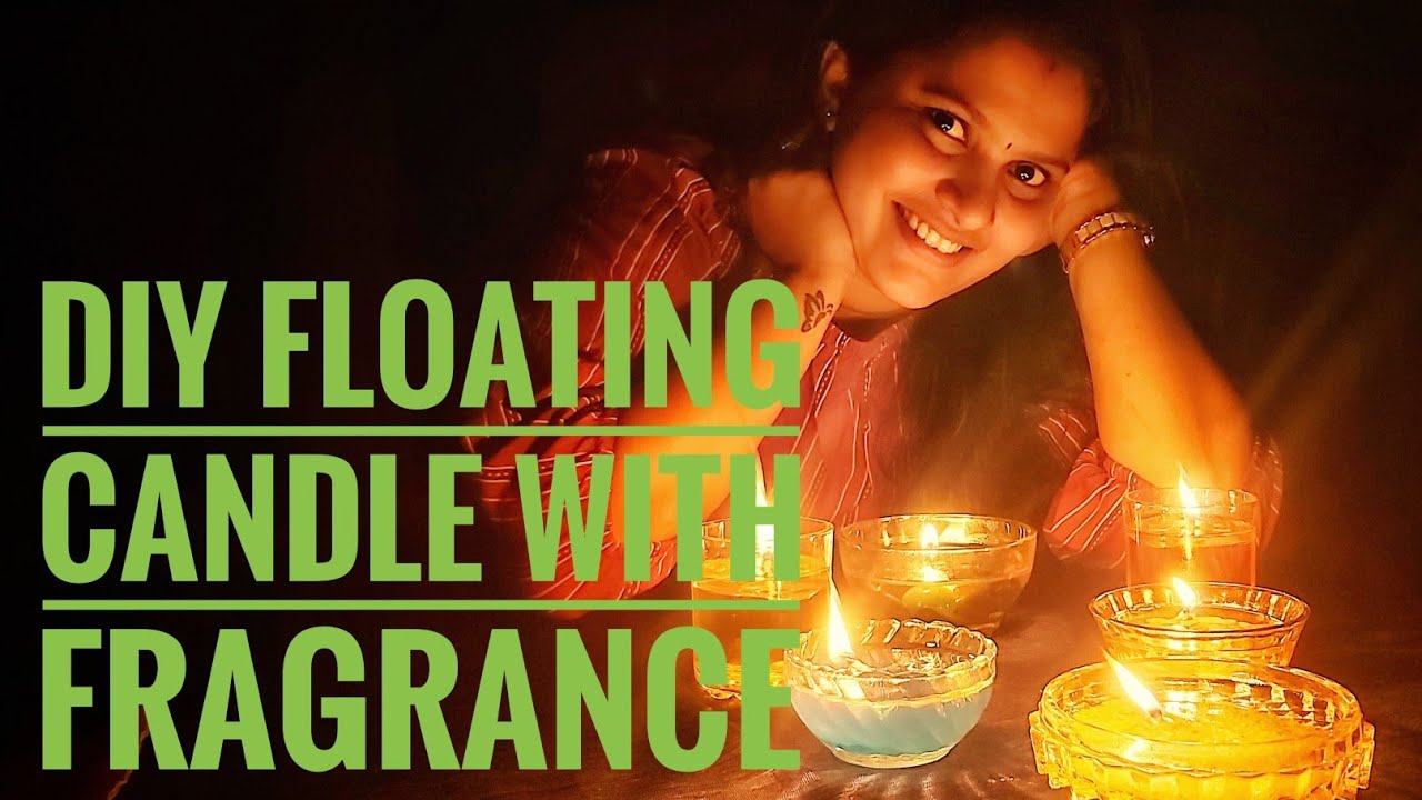 DIY WATER CANDLE WITH FRAGRANCE IN 3 MINUTEFLOATING CANDLEMALAYALAM