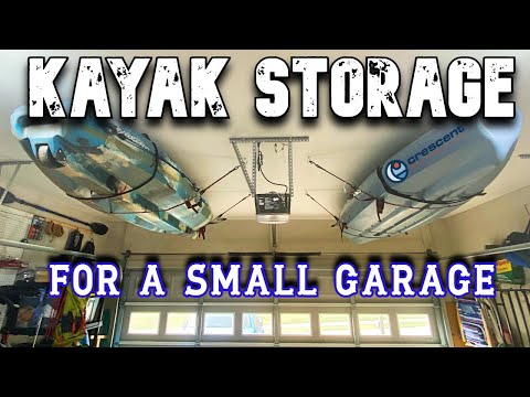 The BEST Kayak Storage - Kayak/Canoe Pulley System for Ceiling