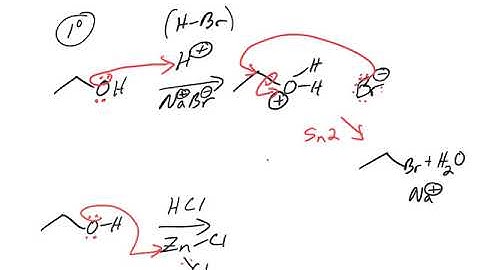Activation of Alcohols: Reactions with HBr, HCl and ZnCl2