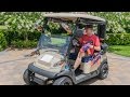 NERF BATTLE GOLF CART!