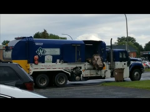 Labrie Expert 2000 Enviro Connexions truck in action compilation vidéos 74 (garbage truck saison 3)