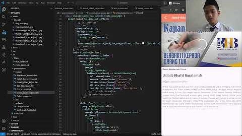 Video kajian screen "Bittaqwa"