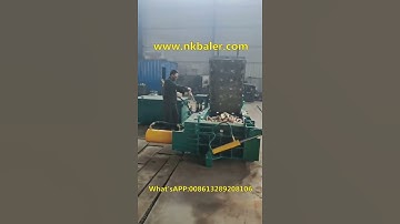 Scrap Metal Baling Press Machine