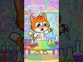 🐱 Il Gattino Scienziato fa un Esperimento Pazzesco! | Mondo Arcobaleno #shorts #bambinitv