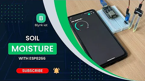 ESP8266 NodeMCU & Soil Moisture Sensor with Blynk App Tutorial || Soil Moisture Sensor IoT Project