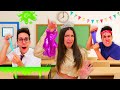 3 TIPI DI AMICI A FARE LO SLIME!! *BULLO vs SECCHIONE vs POPOLARE*