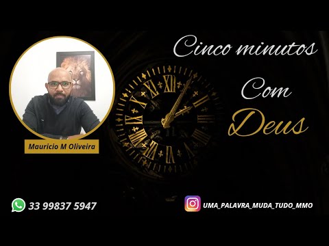 Cinco minutos com Deus - Deus cuida da sua vida - YouTube