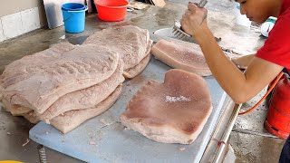 Southeast Asian pork belly grilling skills! A must-eat pork belly set meal in Malaysia