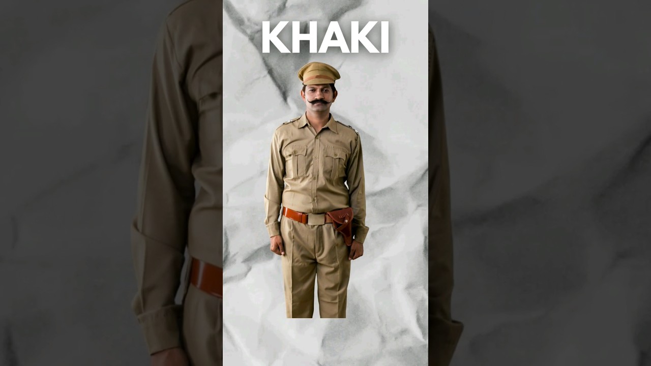 👮🏻‍♂️🚔 Why "Indian Police" wear KHAKI ? | TIRLA ACADEMY | 
