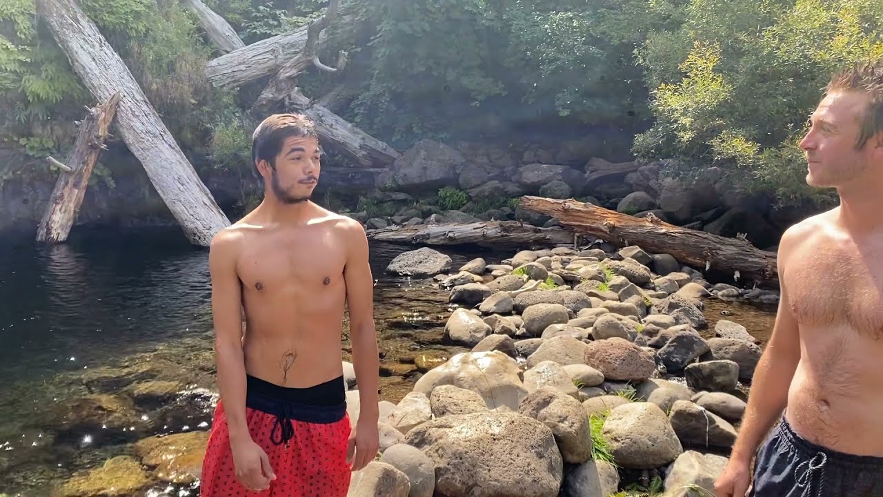 Hatchet Creek Falls, Shasta National Forest "Dude jumps!"
