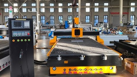 Blue Elephant 1837 ATC CNC router machine test video for American customer