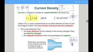 Physics II - Chap. 26 Current and Resistance - Part I - Spring 2021