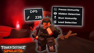 Winning Frost Mode with the most FORGOTTEN Melee Tower | Tower Defense Simulator Tower Defense