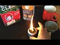 ［carbon-felt stove］［White Gas］［paraffin-oil］ 相性テスト