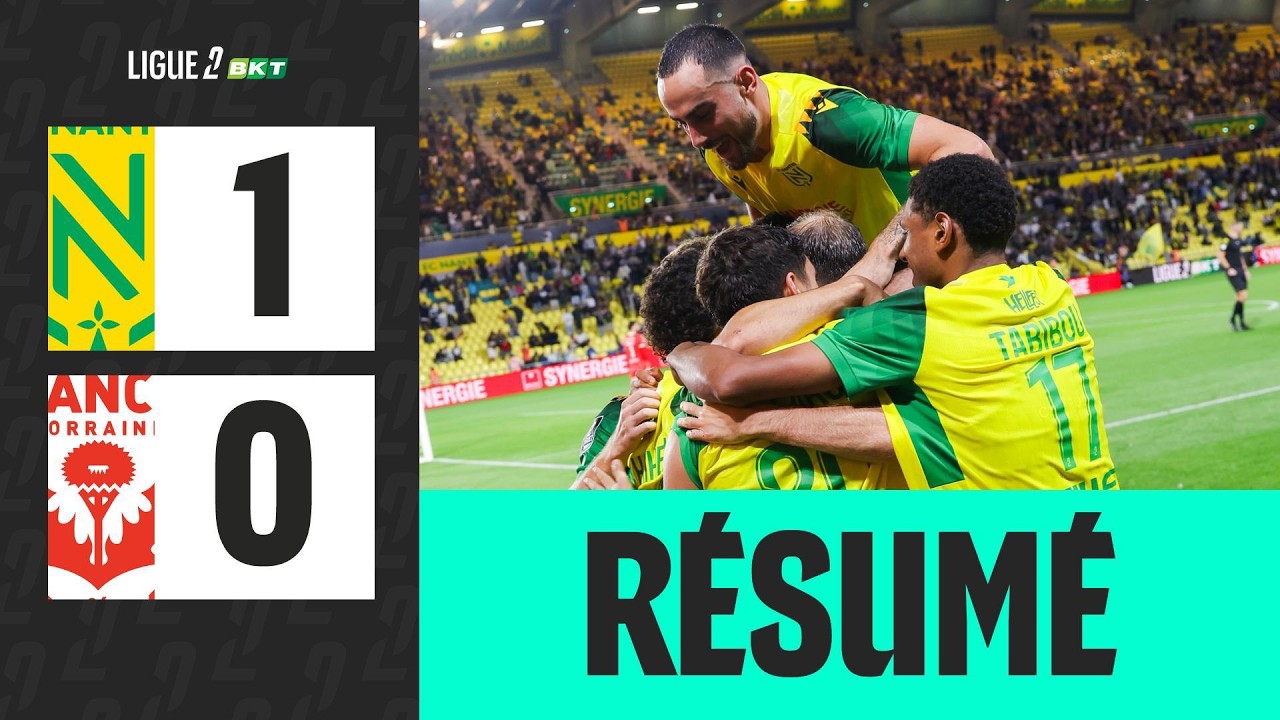 1ÈRE VICTOIRE pour Nantes cette saison opposé à Nancy | 5ème journée - Ligue 2 BKT 26/27