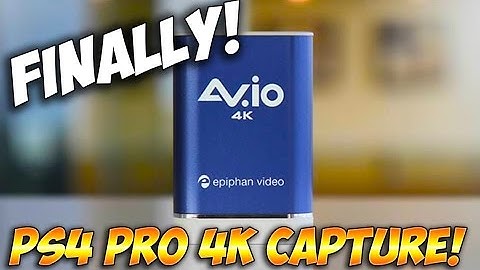 Finally! A PS4 Pro 4k Game Capture Device! Epiphan Video AV.io 4k Review and Unboxing