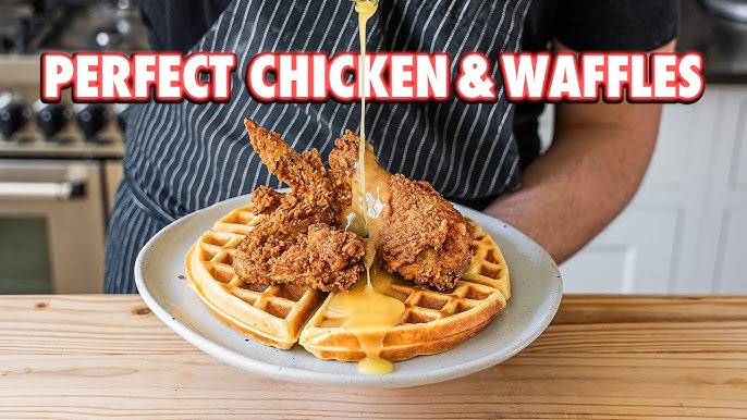 Mini Chicken and Waffles - Sweet Beginnings Blog