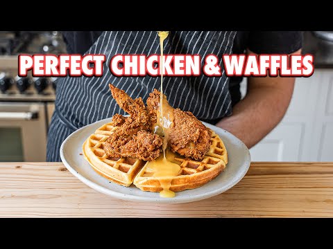 Perfect Homemade Chicken and Waffles (2 ways)