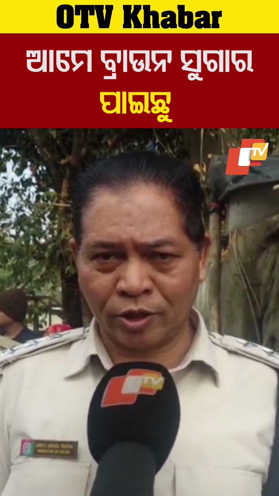 ଆମେ ବ୍ରାଉନ୍ ସୁଗର୍ ଜବତ କରିଛୁ