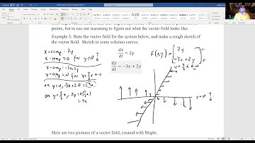 ODE Intro to Vector Fields
