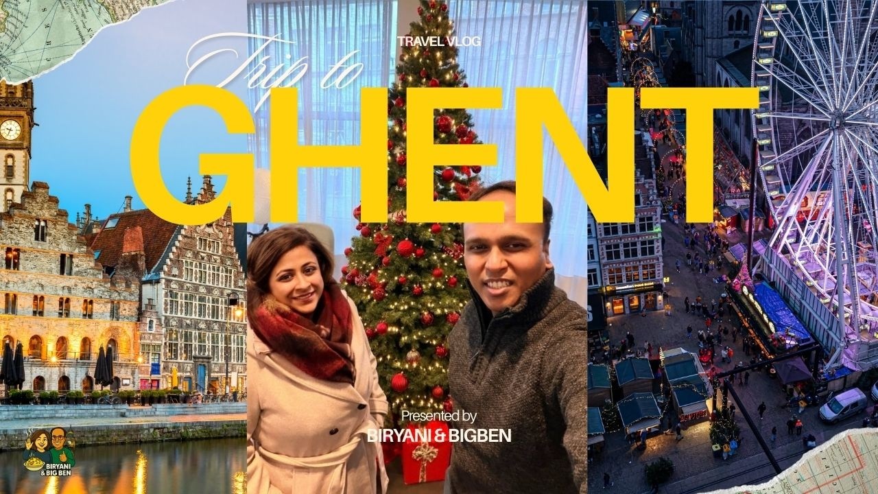 Ghent Travel Vlog - Dec 2025 🇧🇪 | Historic Streets, Festive Lights & Winter Food