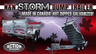 N&N CANADIAN-MADE STORM DUMP TRAILER! GALVANIZED STEEL! - ACTION TRAILER SALES