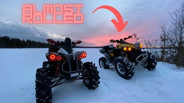 TESTING OUT THE NEW ITP CRYPTIDS AND BLACKWATERS - JESSIE ALMOST FLIPS THE RENEGADE 800 XXC