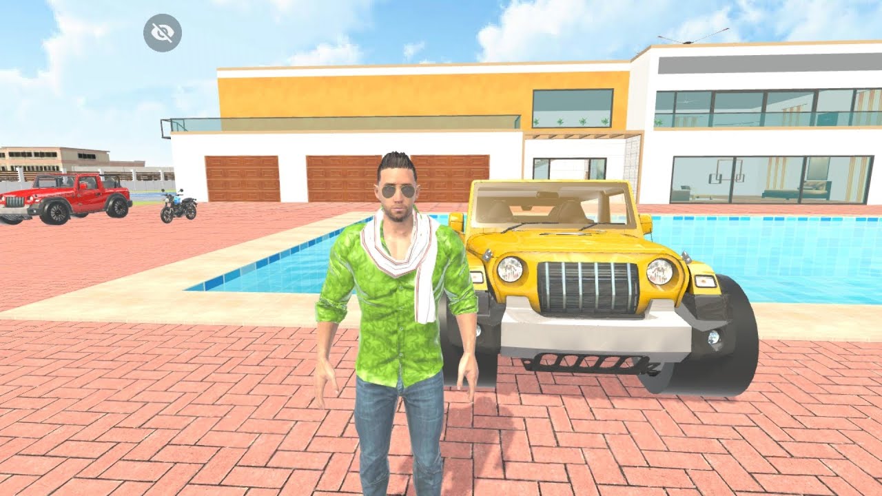 Franklin Ne Golden Modified Thar🤩 Le Aaya ll Indian Theft Auto Simulator - Android gameplay🎯