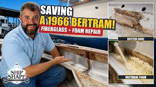 How to Repair Fiberglass Boat Chine & Fix a Soft Balsa Core Deck (01-34 Full Episode) screenshot 1