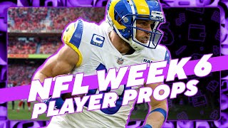 🏈 NFL Week 6 Player Prop BEST BETS, Free Picks & Odds | The Early Edge