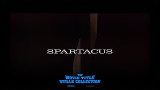 Saul Bass title sequence - Spartacus (1960)