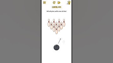 Brain blow level 125 hit all pins with one strike