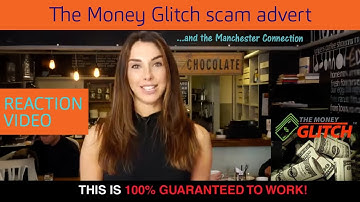 The Money Glitch money-making scam advert reaction video with odd Manchester Connection