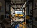 Lamborghini Showroom Transformation | Stunning Metallic Epoxy Floor. #shorts #viral #trending #epoxy