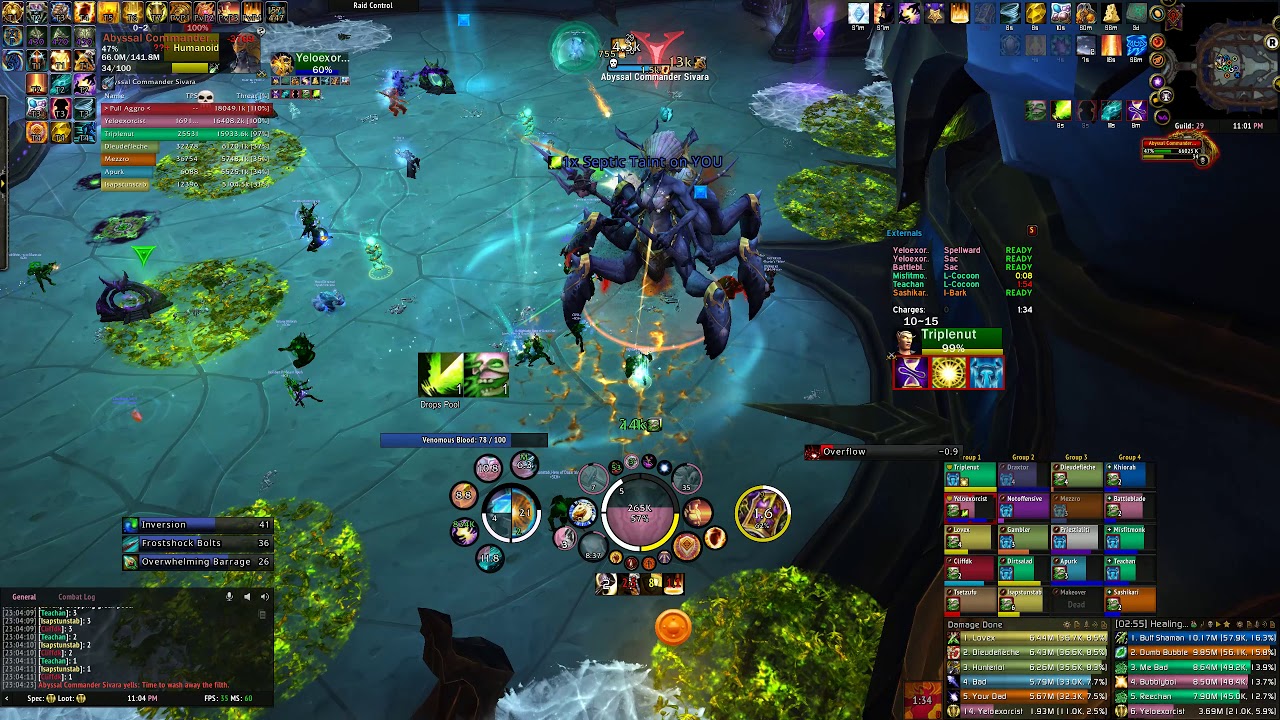 Yeloexorcist Vs  Mythic Abyssal Commander Sivara