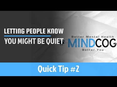 Quick Tip #2: Bein Quiet Is Ok