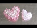 ハート5の作り方 Heart5, How to make beaded 【わんこビーズ r148】