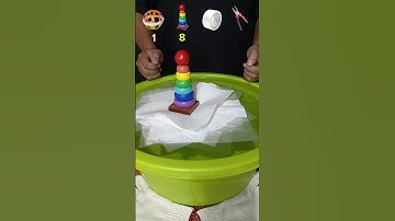 TRY TO GUESS HOW MANY TISSUE PAPER IT TOOKS!? #satisfying​ #experiment​ #asmr​