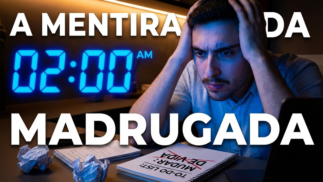 Pq você quer mudar o mundo às duas horas da manhã.