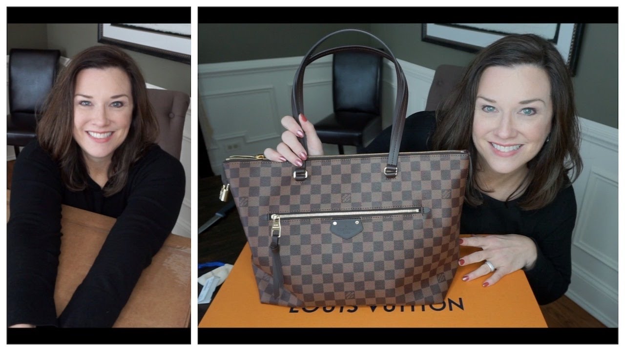 NEW Louis Vuitton Iéna MM in Damier Ebene!! - YouTube