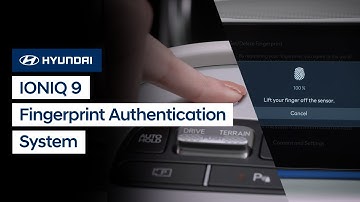 IONIQ 9 Fingerprint Authentication System | Hyundai
