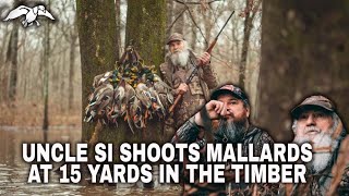 Uncle SI shoots mallards at 15 yards // What a way to end the season