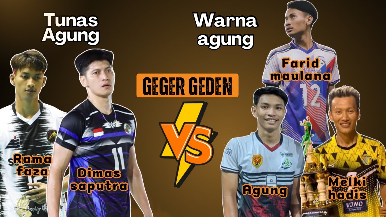 DUA OPPOSITE TIMNAS INDONESIA GEGERKAN BUMI BHAYANGKARA SUMENEP - TUNAS AGUNG VS WARNA AGUNG SET 1