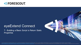 7  - Building a Basic Script to Return Static Properties