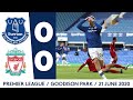 EVERTON 0-0 LIVERPOOL | PREMIER LEAGUE HIGHLIGHTS | 21 JUNE 2020