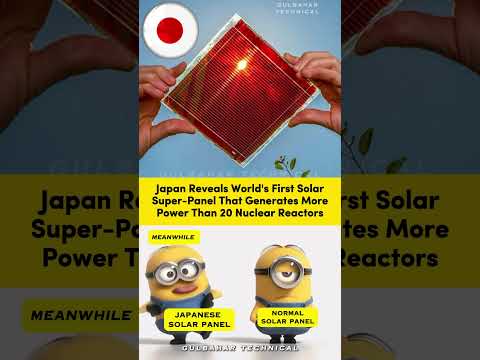 Japan’s Solar Super-Panel - 20x More Power Than Nuclear Reactors! 🇯🇵🔋