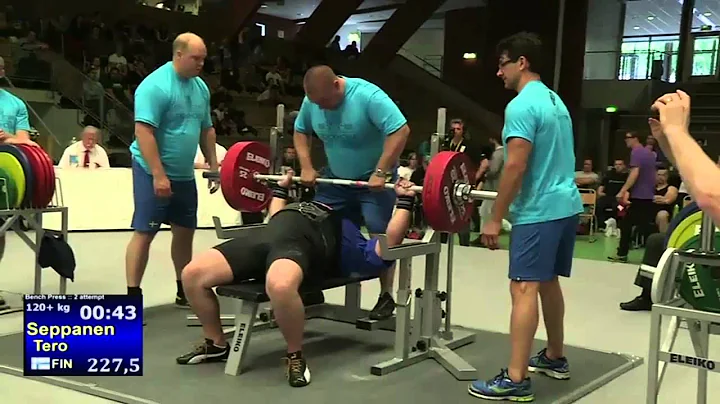 World Cup 2012 Classic Powerlifting Men +120 Bench...