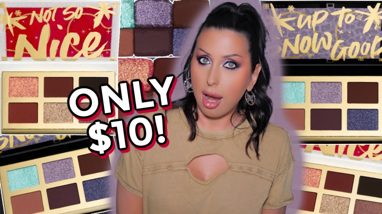 NEW NYX MRS CLAUS SHADOW PALETTES NOT SO NICE UP TO SNOW GOOD 